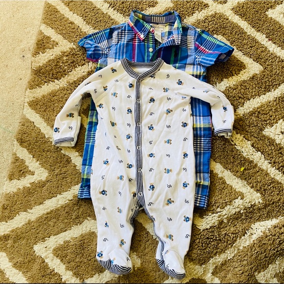 boys pajama romper
